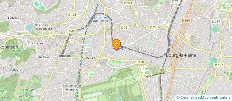 localisation de l'entreprise HISATIS à SCEAUX