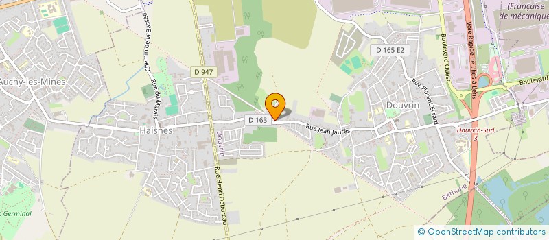 localisation de l'entreprise HISHO  DOUVRIN