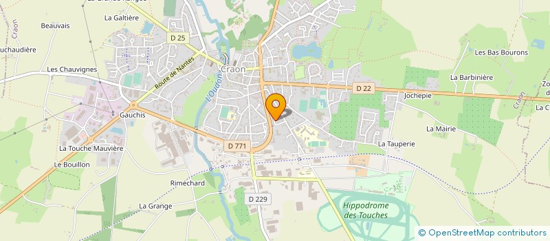 localisation de l'entreprise HISIA ANGERS  POMMERIEUX