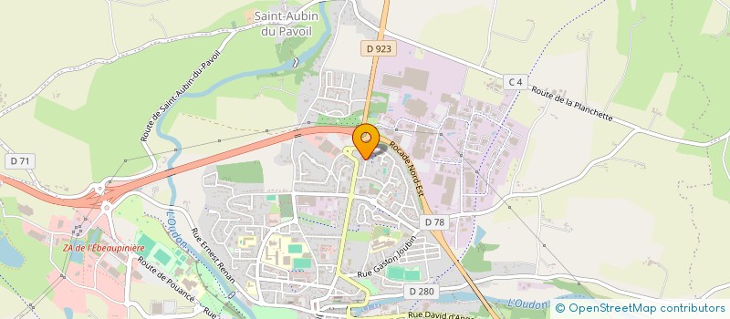 localisation de l'entreprise HISIA RESIDENCE SEGRE  SEGRE-EN-ANJOU BLEU