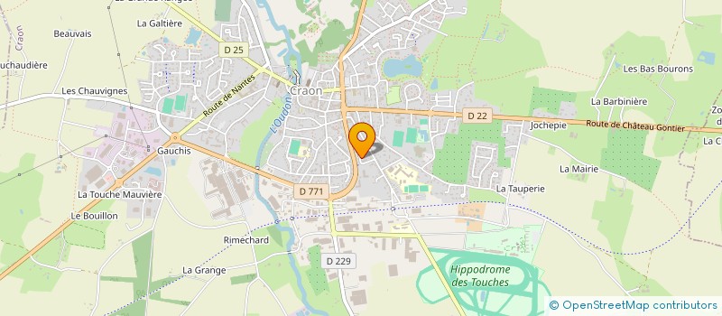 localisation de l'entreprise HISIA SERVICES CRAON à CRAON