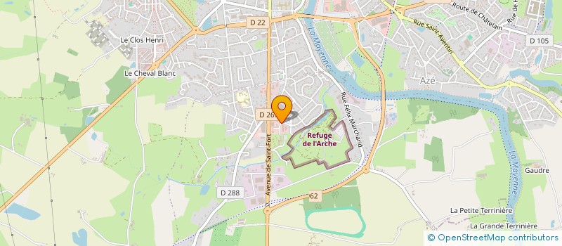 localisation de l'entreprise HISIA SERVICES SAINT FORT  CHATEAU-GONTIER-SUR-MAYENNE