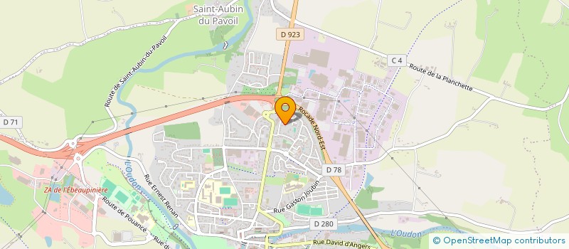 localisation de l'entreprise HISIA SERVICES SEGRE à SEGRE-EN-ANJOU BLEU