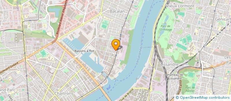 localisation de l'entreprise HISITREL  BORDEAUX