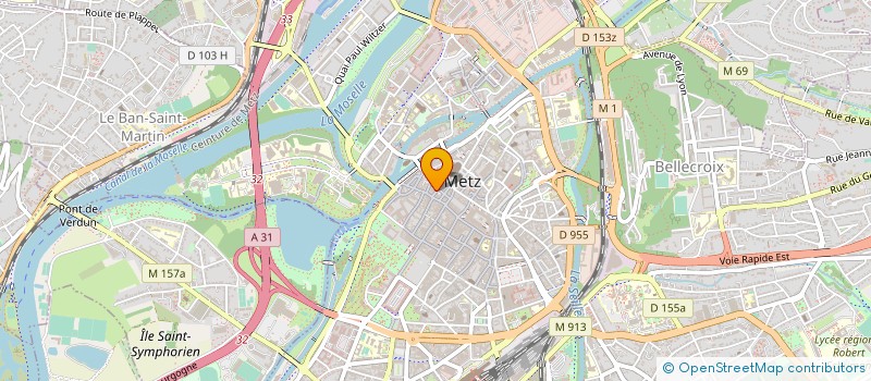 localisation de l'entreprise HISLER  METZ