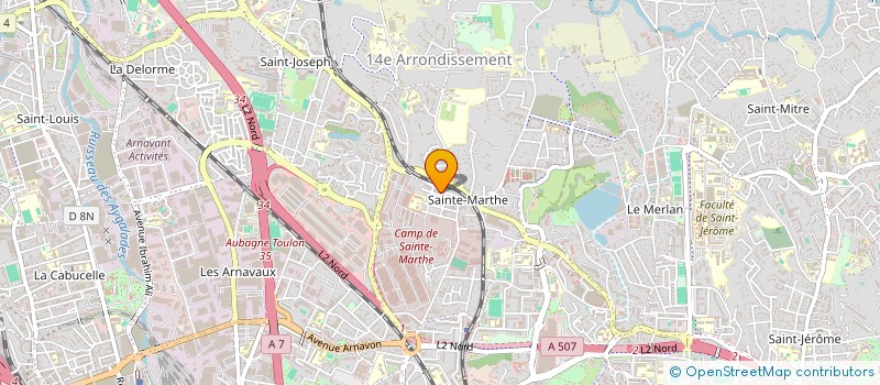 localisation de l'entreprise HISMMO à MARSEILLE
