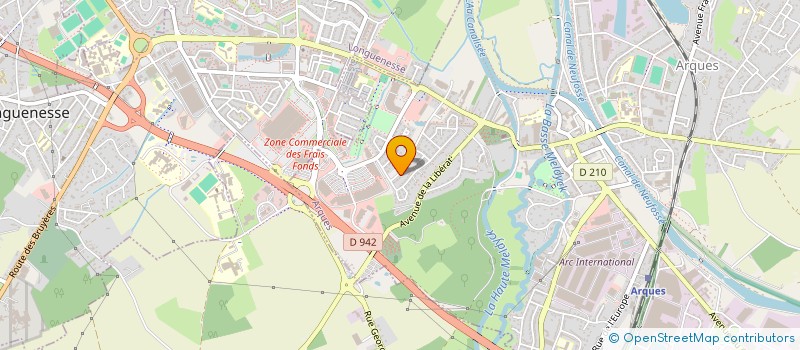 localisation de l'entreprise HISO à ARQUES