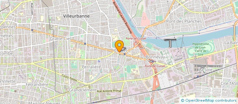 localisation de l'entreprise HISOKA INVEST  VILLEURBANNE