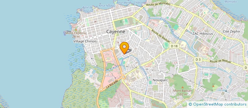 localisation de l'entreprise HISPANIOLA IMMOBILIER à CAYENNE