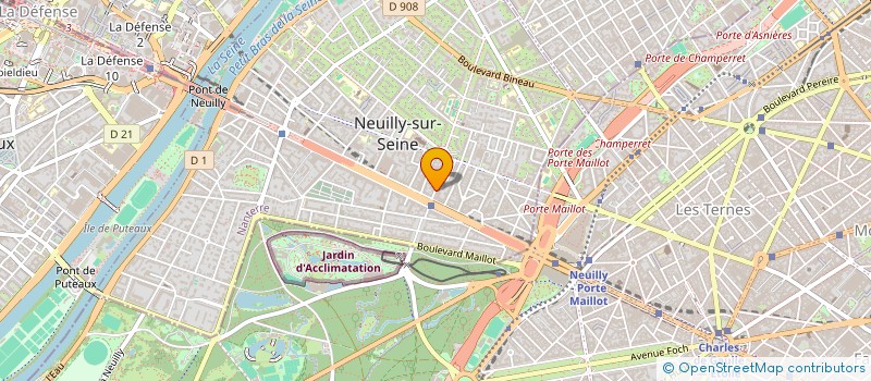 localisation de l'entreprise HISS QUICK FRANCE à NEUILLY-SUR-SEINE
