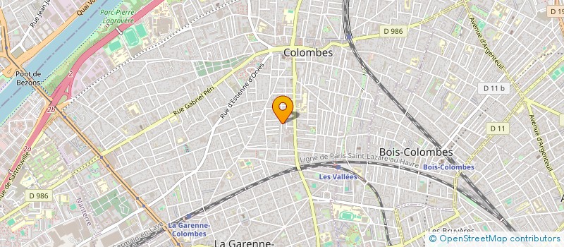 localisation de l'entreprise HISSEZ LES VOILES à COLOMBES