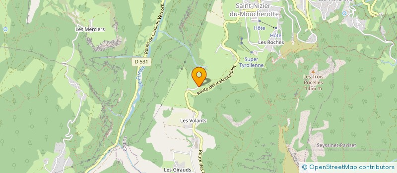 localisation de l'entreprise HISTIA  SAINT-NIZIER-DU-MOUCHEROTTE