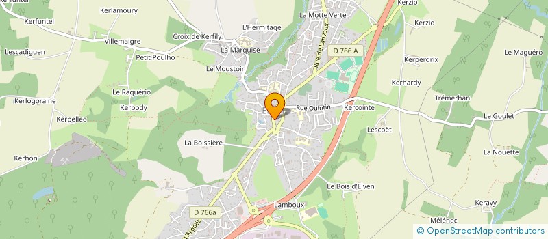 localisation de l'entreprise HISTOIRE D'AIGUILLE  ELVEN