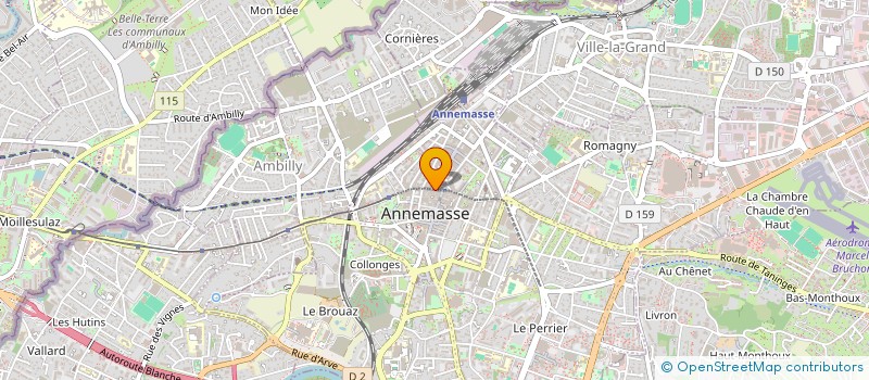 localisation de l'entreprise HISTOIRE D'AMBIANCE à ANNEMASSE