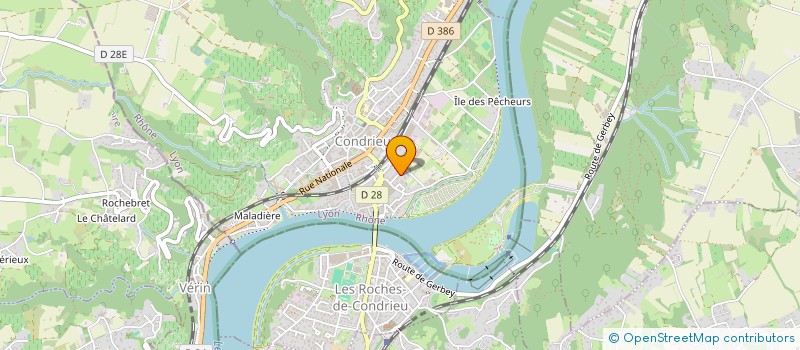 localisation de l'entreprise HISTOIRE D'ECAILLES & CO  CONDRIEU