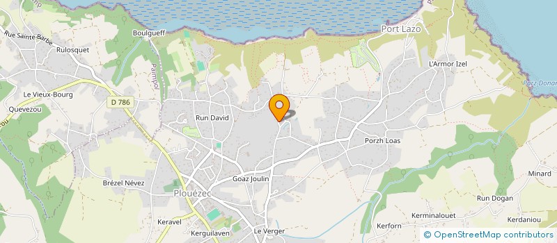 localisation de l'entreprise HISTOIRE D'ECRIRE  PLOUEZEC