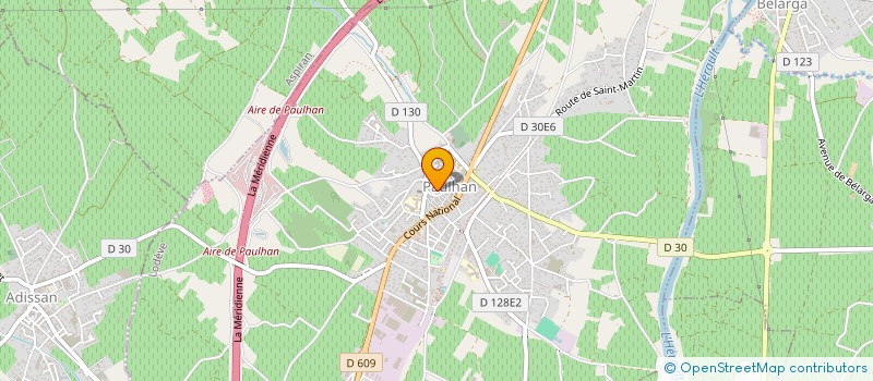 localisation de l'entreprise HISTOIRE D'ETRE  PAULHAN