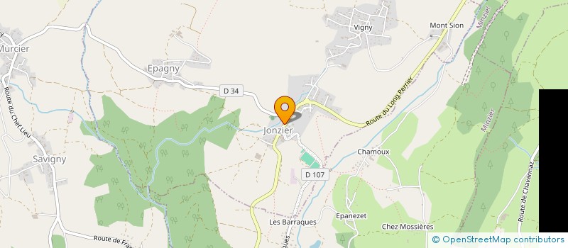 localisation de l'entreprise HISTOIRE D'EUX...  JONZIER-EPAGNY