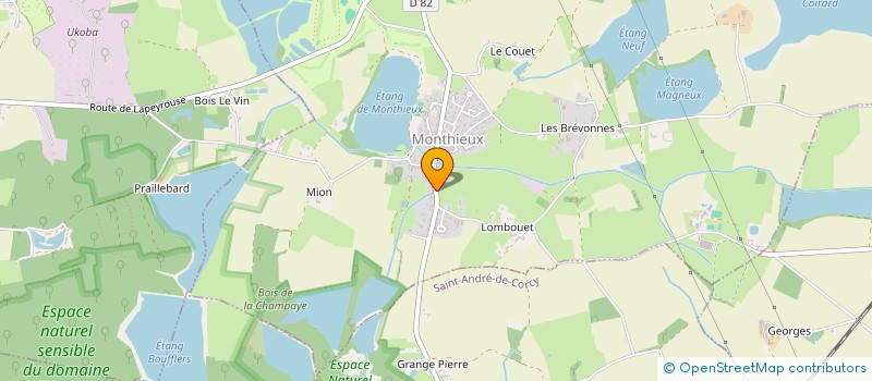 localisation de l'entreprise HISTOIRE D'O  MONTHIEUX