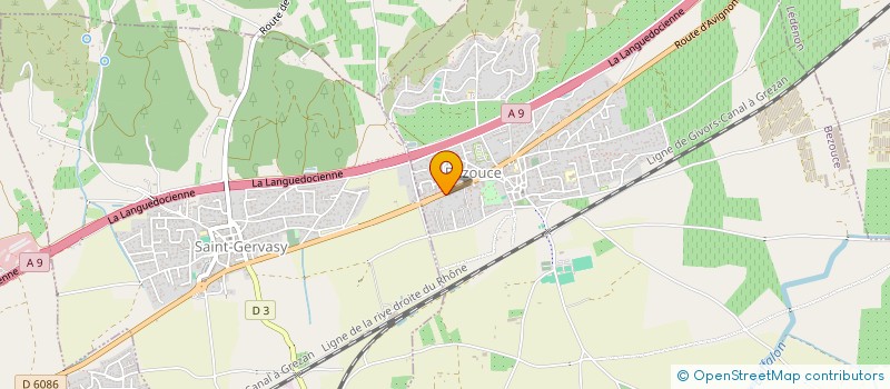 localisation de l'entreprise HISTOIRE D'O - LES PISCINES  BEZOUCE