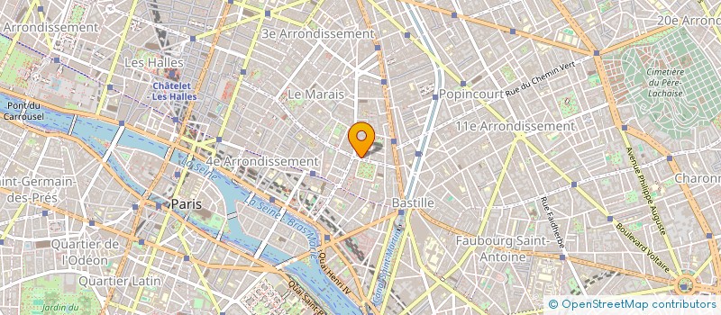 localisation de l'entreprise HISTOIRE DE ...  PARIS