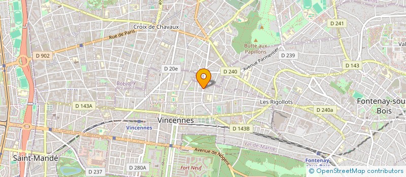 localisation de l'entreprise HISTOIRE DE à VINCENNES
