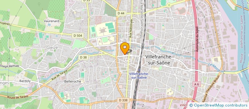 localisation de l'entreprise HISTOIRE DE CHEVEUX à VILLEFRANCHE-SUR-SAONE