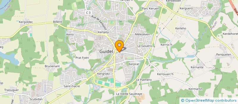 localisation de l'entreprise HISTOIRE DE CHEVEUX  GUIDEL