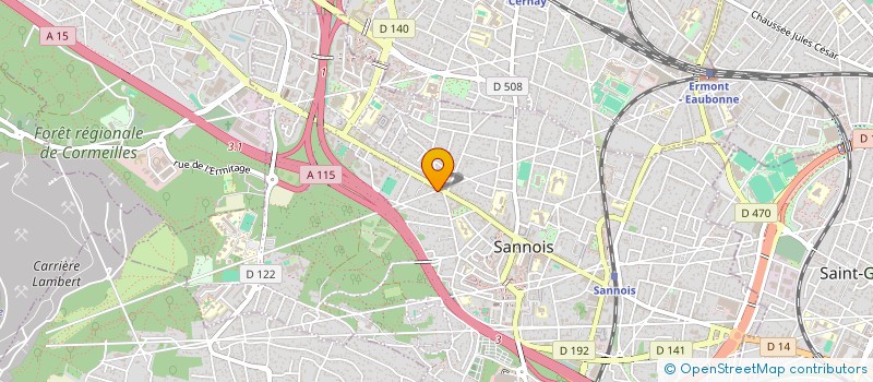 localisation de l'entreprise HISTOIRE DE CHIEN  SANNOIS