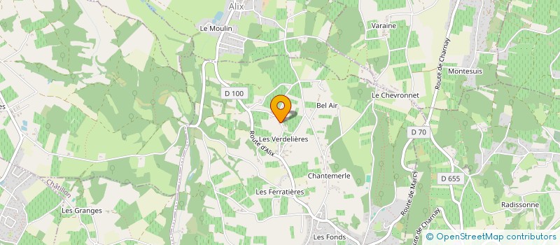 localisation de l'entreprise HISTOIRE DE CHIFFONS  CHATILLON