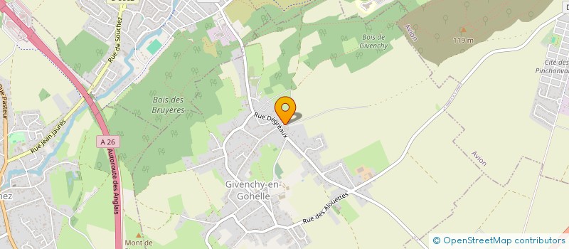 localisation de l'entreprise HISTOIRE DE COEUR  GIVENCHY-EN-GOHELLE