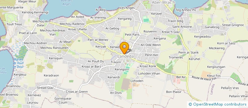 localisation de l'entreprise HISTOIRE DE CREPES  LANDEDA