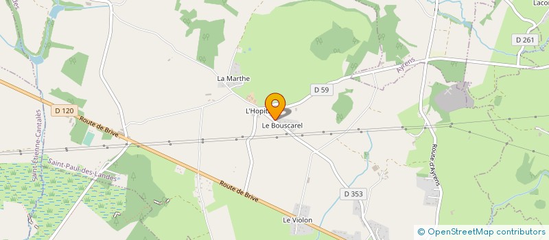 localisation de l'entreprise HISTOIRE DE DANSER à SAINT-PAUL-DES-LANDES