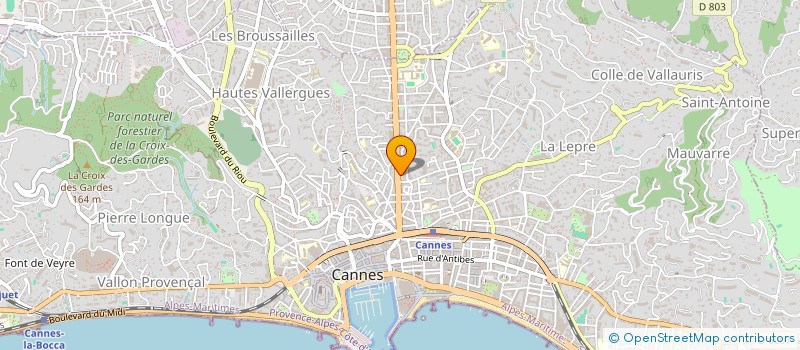 localisation de l'entreprise HISTOIRE DE FEMMES-CANNES à CANNES