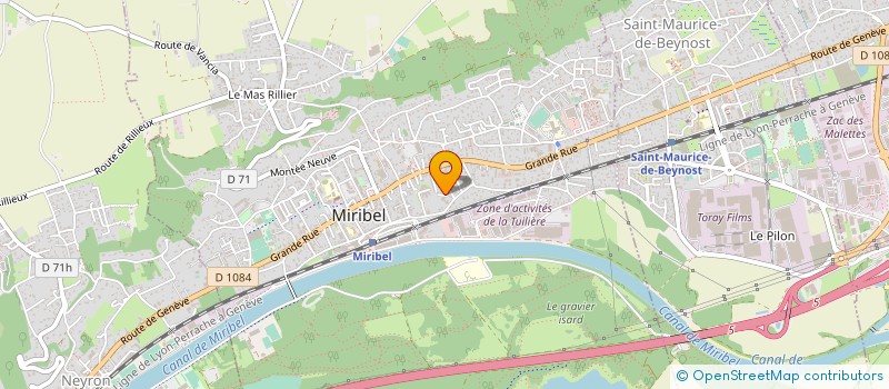 localisation de l'entreprise HISTOIRE DE FREQUENCES à MIRIBEL