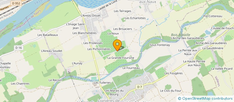 localisation de l'entreprise HISTOIRE DE FRUITS à LA CHAPELLE AUX NAUX