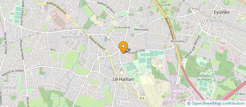 localisation de l'entreprise HISTOIRE DE JARDINS à LE BOUSCAT