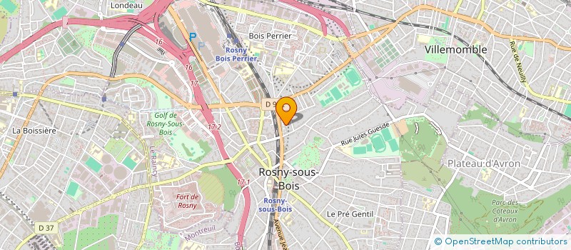 localisation de l'entreprise HISTOIRE DE JAZZ EN FRANCE à ROSNY-SOUS-BOIS