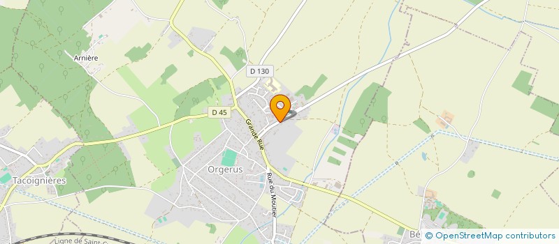 localisation de l'entreprise HISTOIRE DE LIVRES D'ORGERUS ET DE SES ENVIRONS  ORGERUS