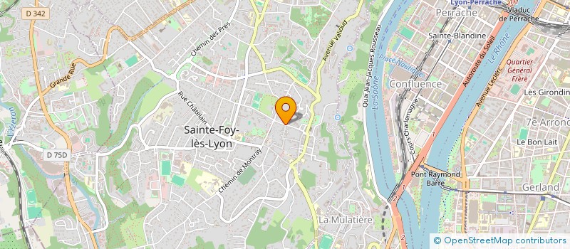 localisation de l'entreprise HISTOIRE DE SOINS à SAINTE-FOY-LES-LYON