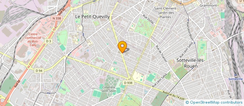 localisation de l'entreprise HISTOIRE DE STORE à LE PETIT-QUEVILLY