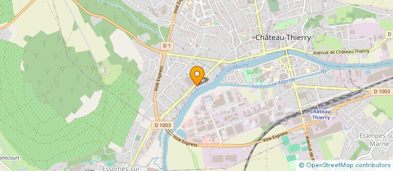 localisation de l'entreprise HISTOIRE DE VITRAGES à CHATEAU-THIERRY