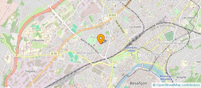 localisation de l'entreprise HISTOIRE DU DEVELOPPEMENT SUBAQUATIQUE EN FRANCE  BESANCON