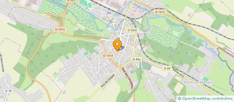 localisation de l'entreprise HISTOIRE EN FETE NORMANDIE  EU