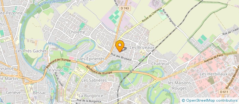 localisation de l'entreprise HISTOIRE ET AVENIR DES PRATIQUES DE SANTE  NIORT