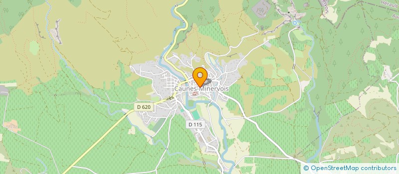 localisation de l'entreprise HISTOIRE ET GENEALOGIE EN MINERVOIS  CAUNES-MINERVOIS