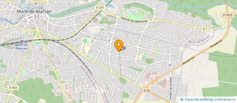 localisation de l'entreprise HISTOIRE ET GENEALOGIE LANDAISE à MONT-DE-MARSAN