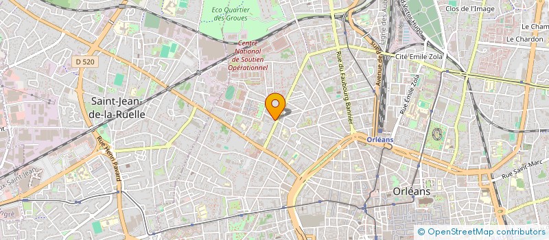 localisation de l'entreprise HISTOIRE ET MEMOIRE DE LA CAPTIVITE - 1939-1945 à ORLEANS