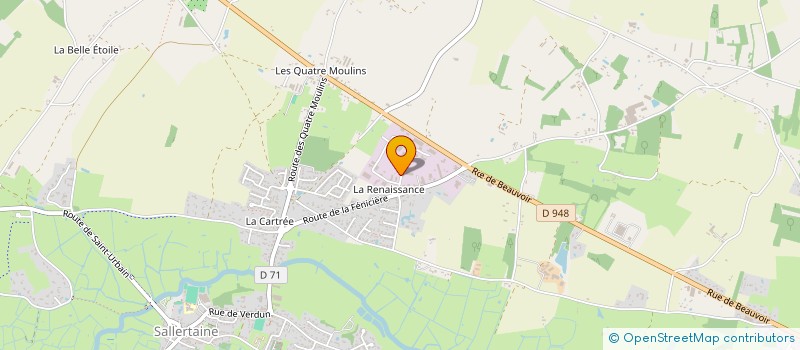 localisation de l'entreprise HISTOIRE ET MEMOIRE DE PIERRE à SALLERTAINE
