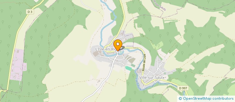localisation de l'entreprise HISTOIRE ET PATRIMOINE DE LISLE à L'ISLE-EN-RIGAULT